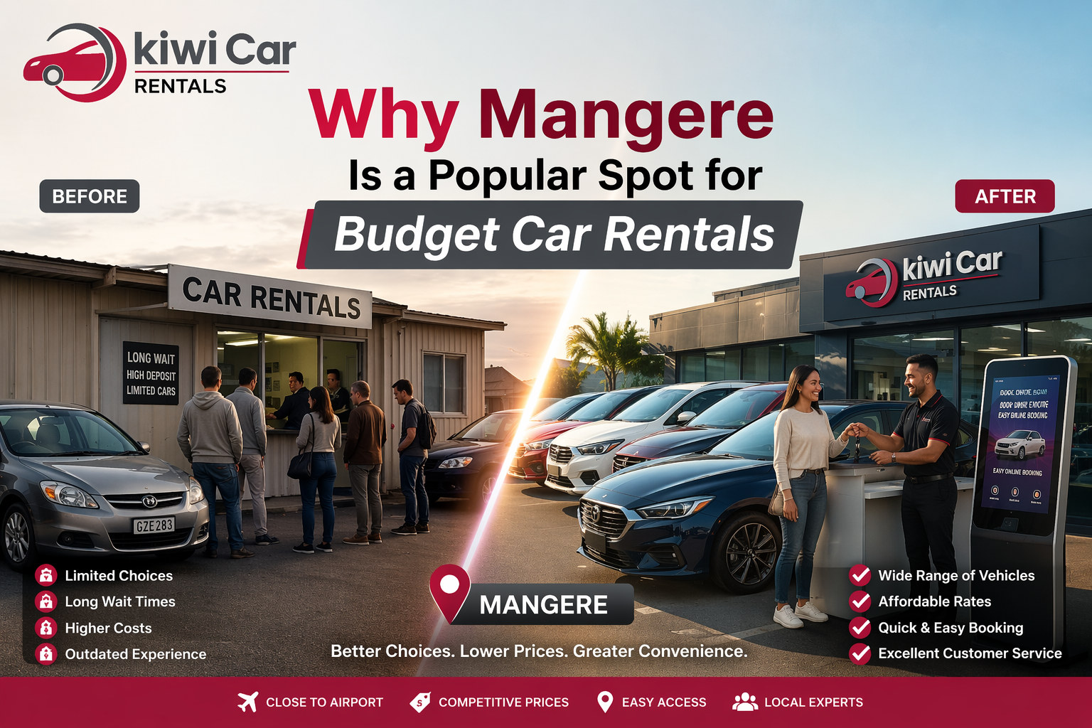 car rental service in Mangere