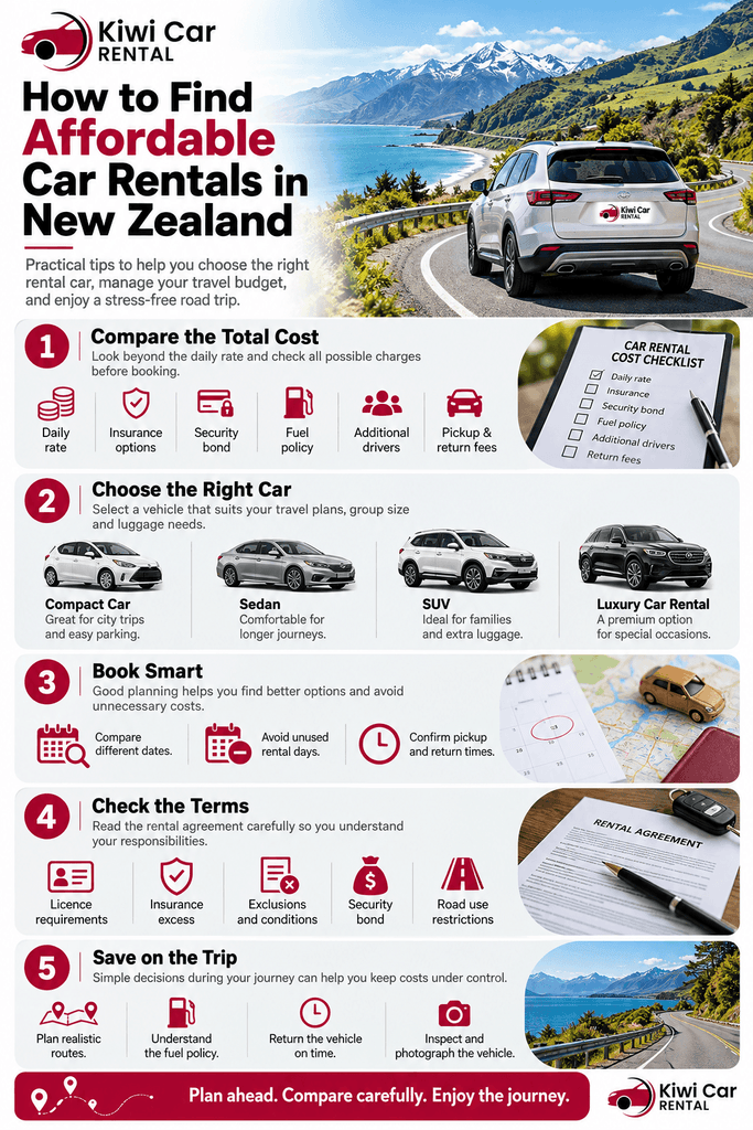 book a car for rent in New Zealand